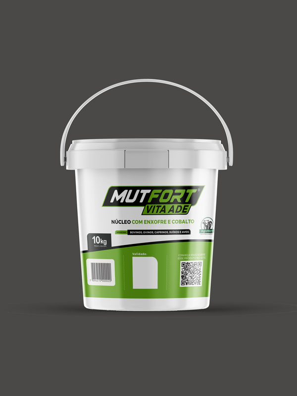 Mut Fort Vita Ade - Núcleo com Enxofre e Cobalto - Balde 10kg
