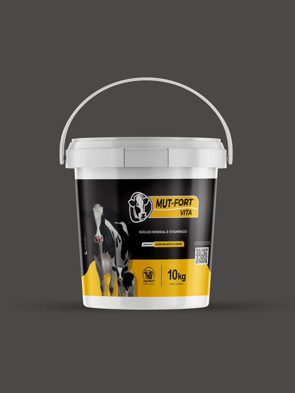 Mut Fort Vita - Núcleo Mineral e Vitamínico - Balde 10kg
