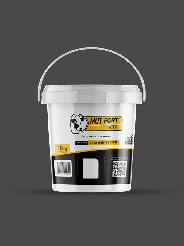 Mut Fort Vita - Núcleo Mineral e Vitamínico - Balde 10kg