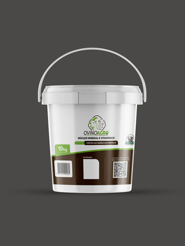 Ovinoagro - Núcleo Mineral e Vitamínico - Balde 10kg