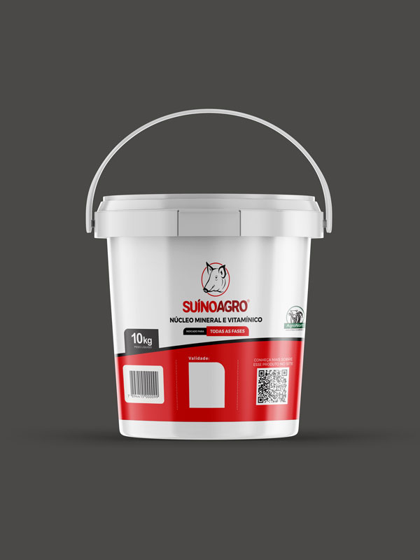 Suínoagro - Núcleo Mineral e Vitamínico - Balde 10kg