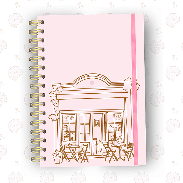 Caderno Amélie | A5 ou Colegial | Fixo ou Reposicionável