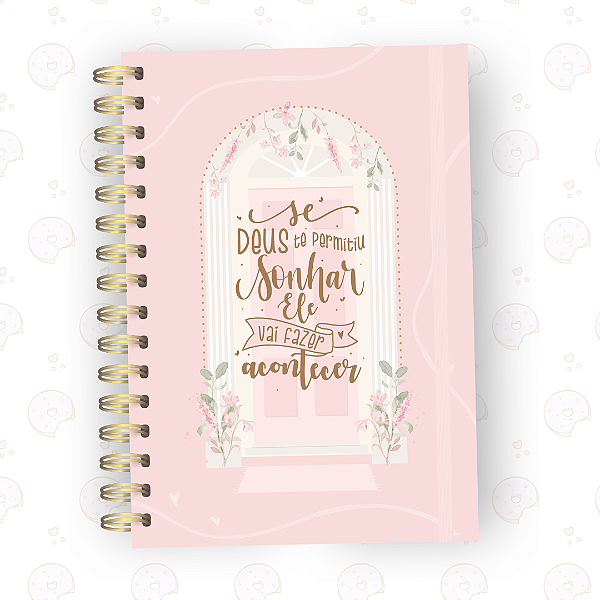 Caderno Sonho | A5 ou Colegial | Fixo ou Reposicionável