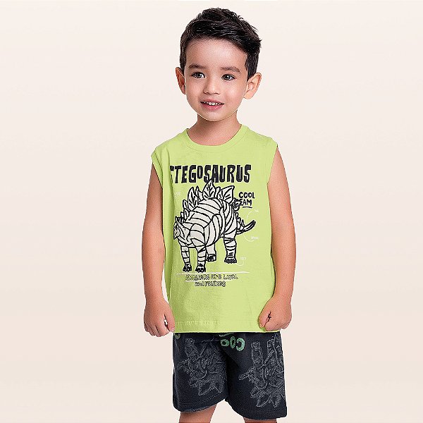 Conjunto Regata em Malha 100%algodão Masculino - FAKINI