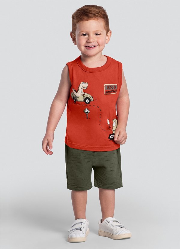 Conjunto Infantil Masculino Regata Brandili