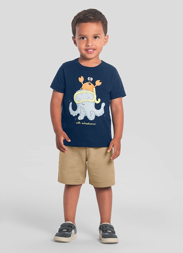 Conjunto infantil menino de polvo Brandili