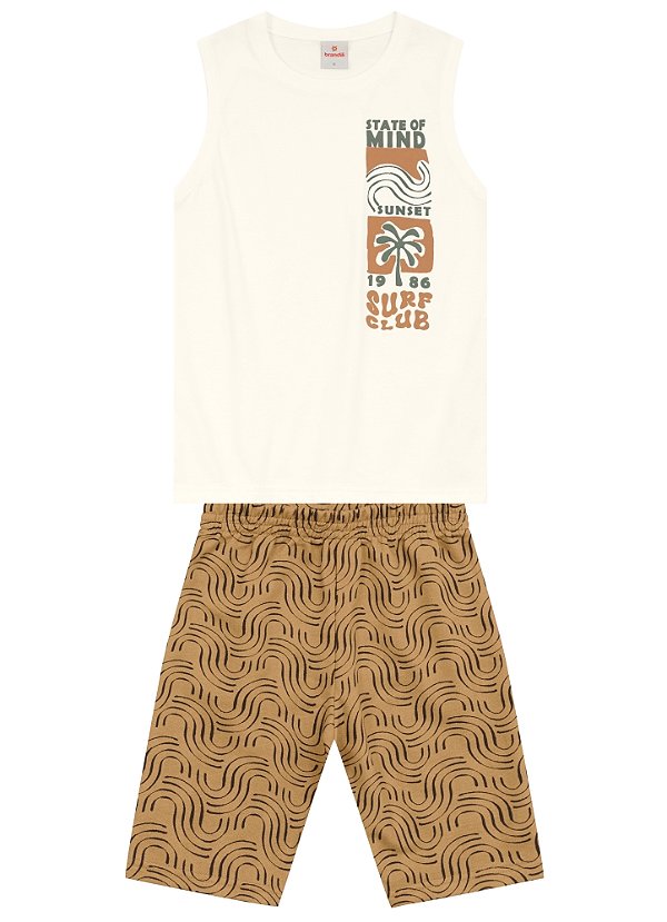 Conjunto Infantil Menino Regata Brandili