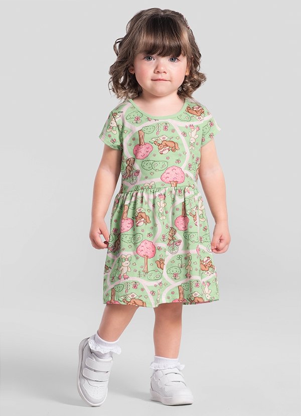 Vestido infantil menina bobbie goods Brandili