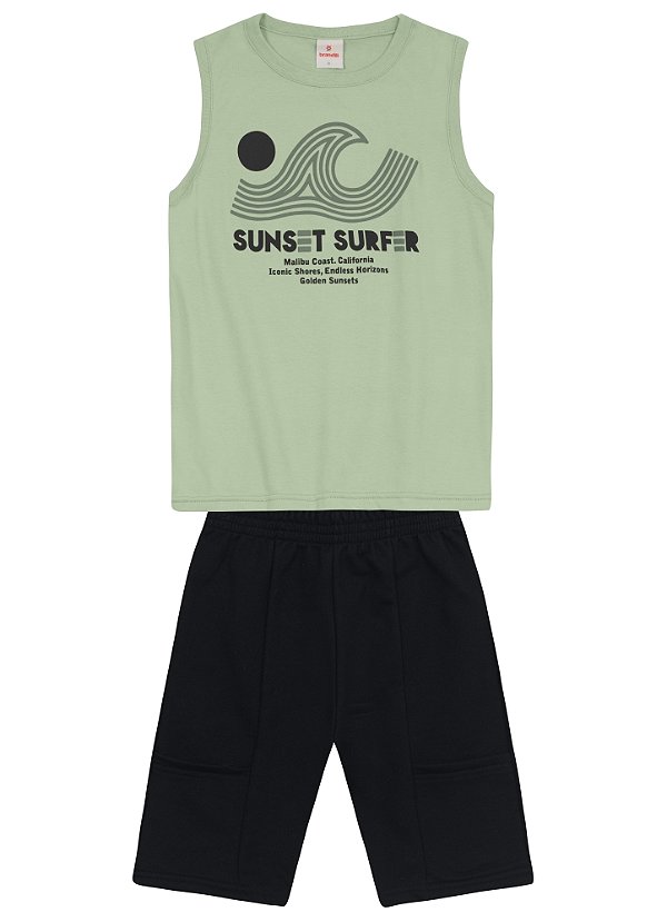 Conjunto infantil menino de surf Brandili
