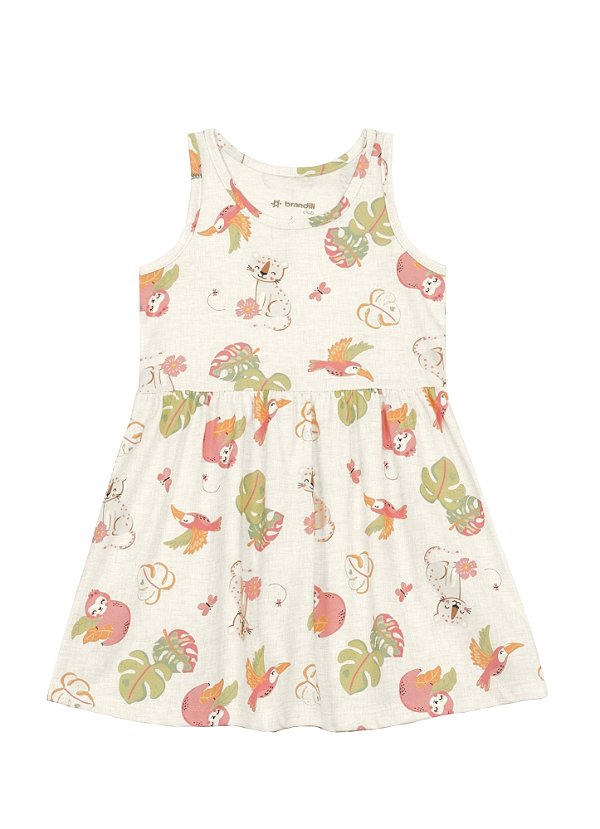 Vestido infantil menina de Bichinhos Brandili