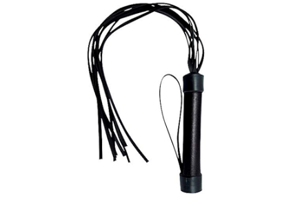Chicote Preto 8 Tiras