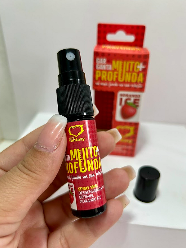 Spray Beijável Garganta para Facilitar o Sexo Oral