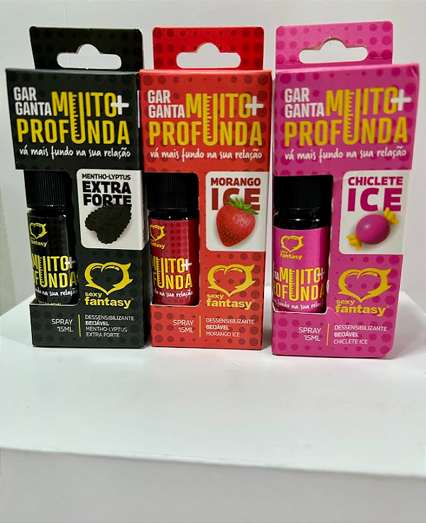 Spray Beijável Garganta para Facilitar o Sexo Oral