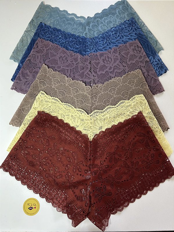 Calcinha Caleçon Sexy Renda
