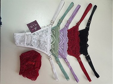 Calcinha Coração Renda