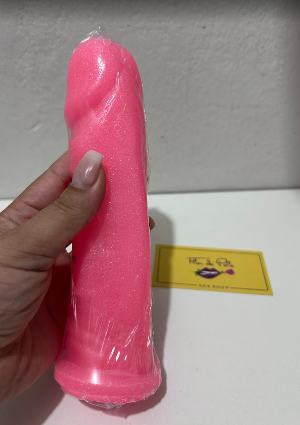Prótese Penis Rosa Macia Tuti Frutty Jelly 20,3 x4 cm
