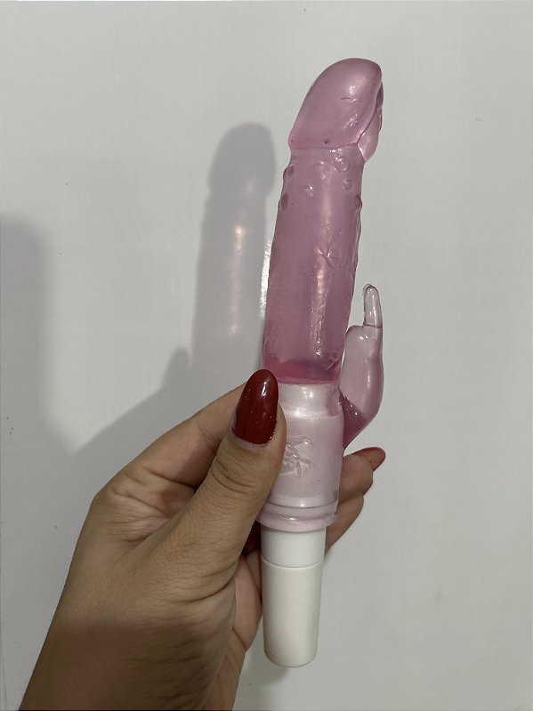Vibrador Jelly Safofa Penetração e Clitores + brinde