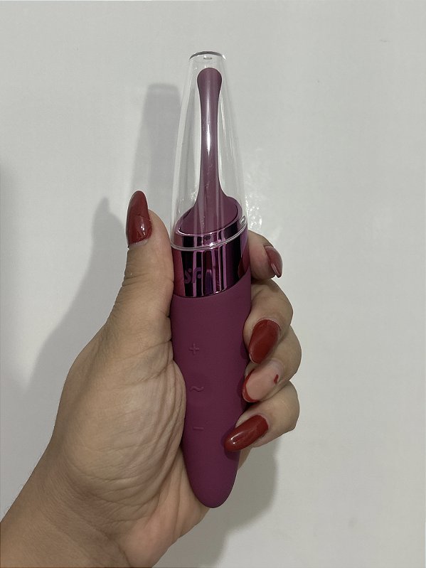 Vibrador Satisfyer Twirling Delight  Silicone 40 vibrações 15 anos garantia