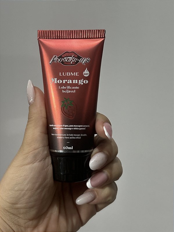 Lubrificante Morango Hot Premium Lubme Provokeme