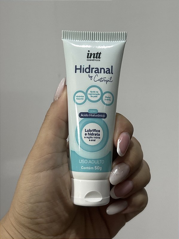 Lubrificante íntimo e anal Hidranal  INTT com acido hialuronico
