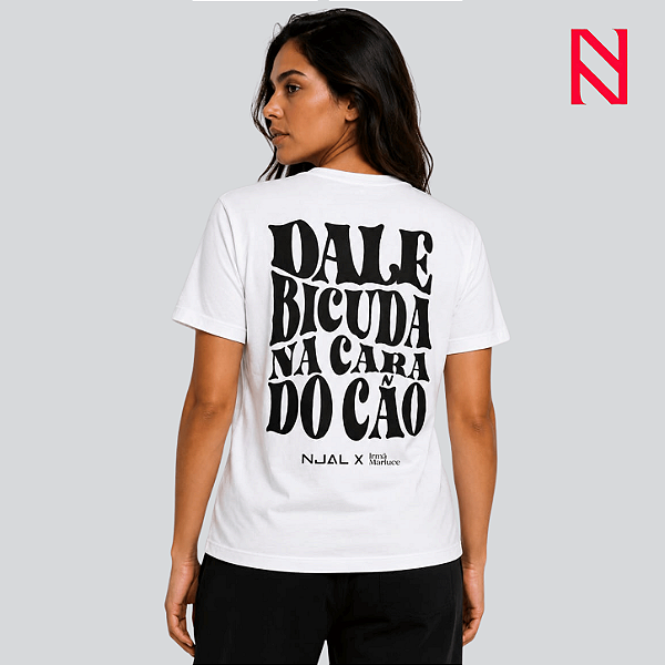 Camiseta Feminina Irmã Marluce Dale Bicuda Branca