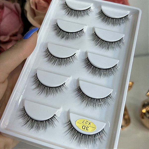 Cílios postiços premium X27