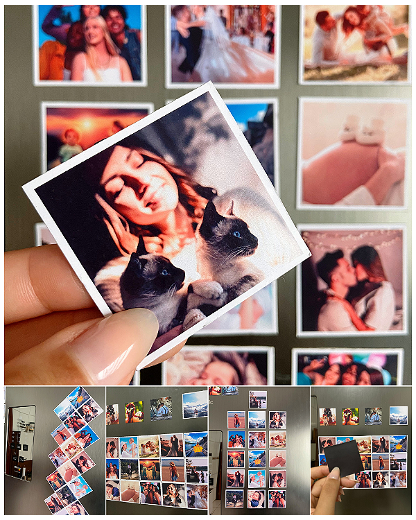 Foto Ímã Polaroid 5x7,5 cm - com Legenda