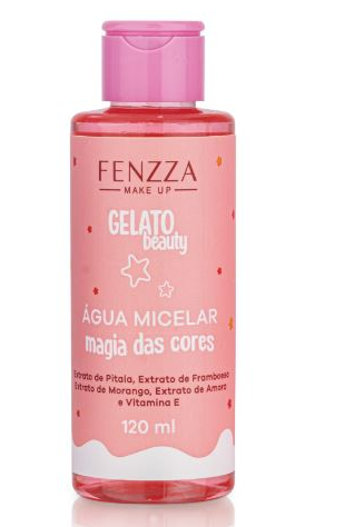 AGUA MICELAR MAGIA DAS CORES GELATO -FENZZA