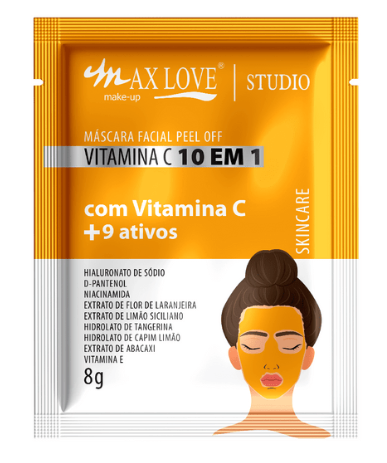 MASCARA FACIAL VITAMINA C 10 EM 1 - MAX LOVE