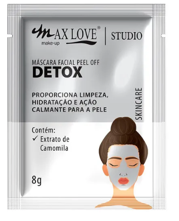 MASCARA FACIAL DETOX SACHE - MAX LOVE