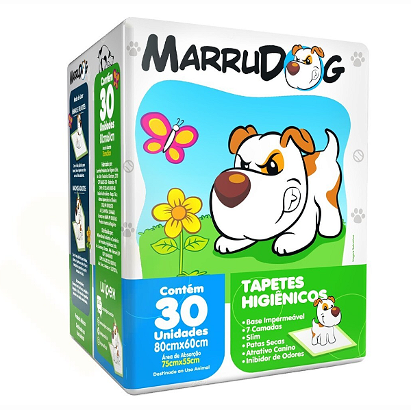 Tapete Higiênico p/ Cães Marrudog (80x60cm)