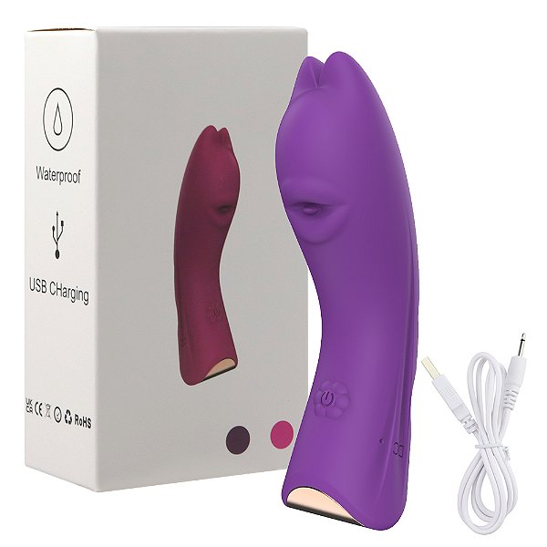 Vibrador de Dedo com Estimula Clitóris e Mamilos
