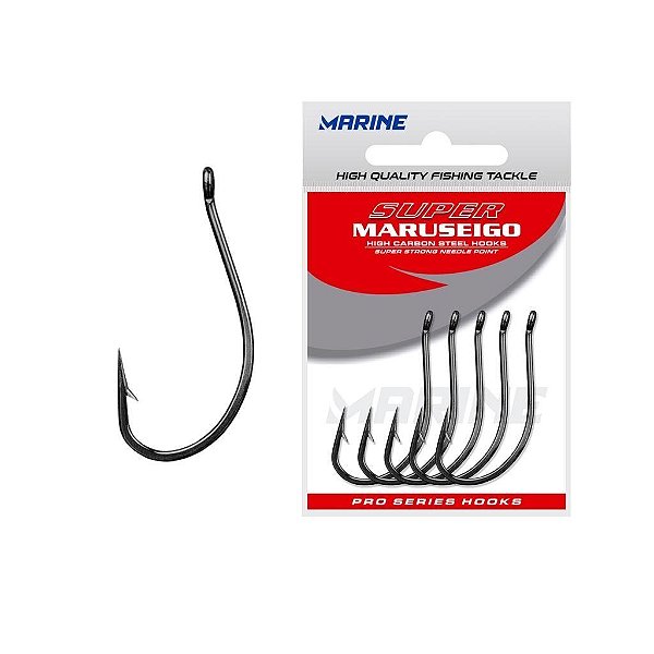 Anzol Super Maruseigo Black Cartela
