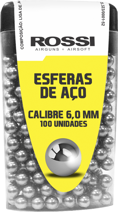 Esfera de Aço Rossi 6,0mm (100 un)