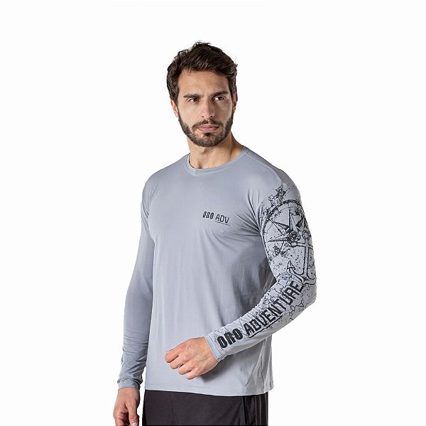 Camiseta Repelente a Inseto UV50+ Rosa dos Ventos