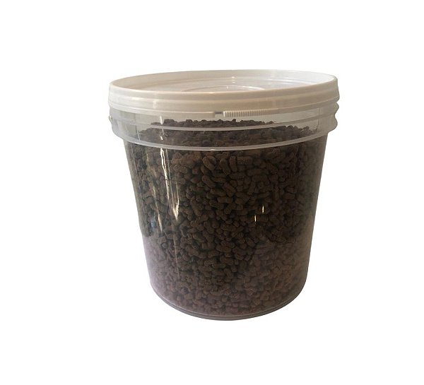 Balde 3.2L Transparente com Tampa Lacre Atoxico BPA Free