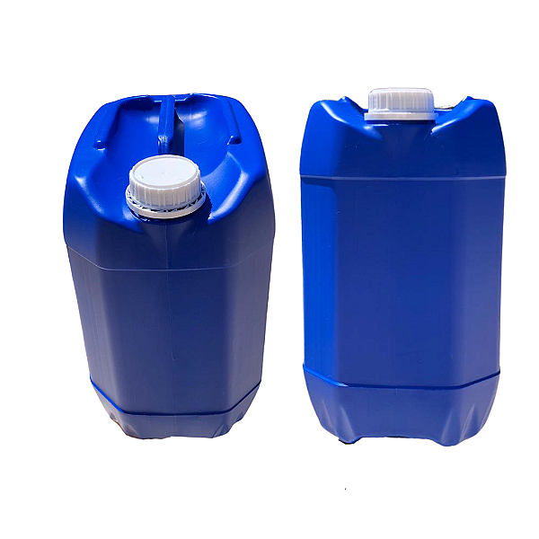 Galão de 20L Azul com Tampa Lacre Rosca BPA FREE - Kit 03 Peças