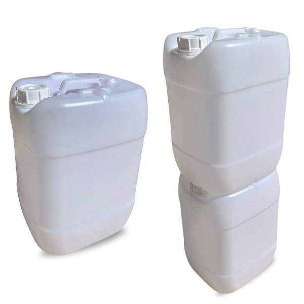 Bombona Translucida de 20 Litros Tampa Lacre Atóxico - Kit 03 Peças