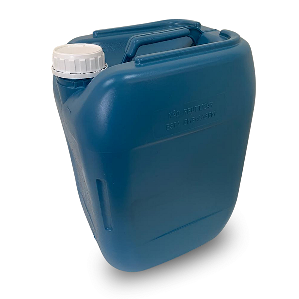 Bombona Azul 20 Litros Nova Reciclada com Tampa Lacre Rosca e Alça Incorporada