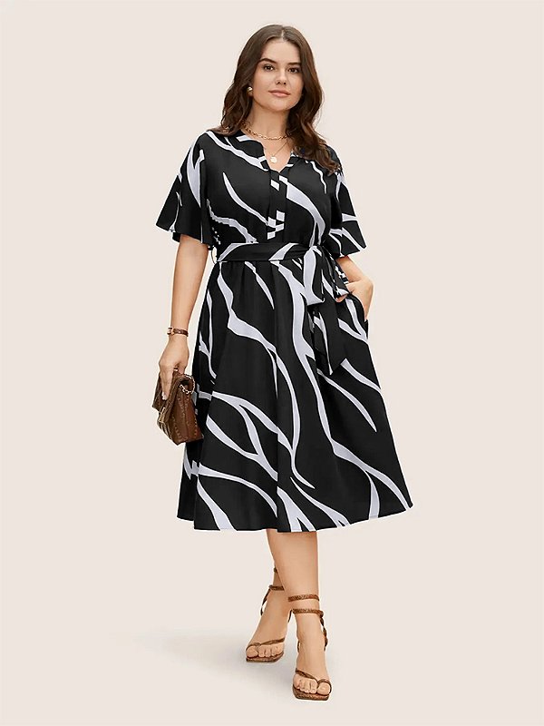 Vestido Midi Plus Size