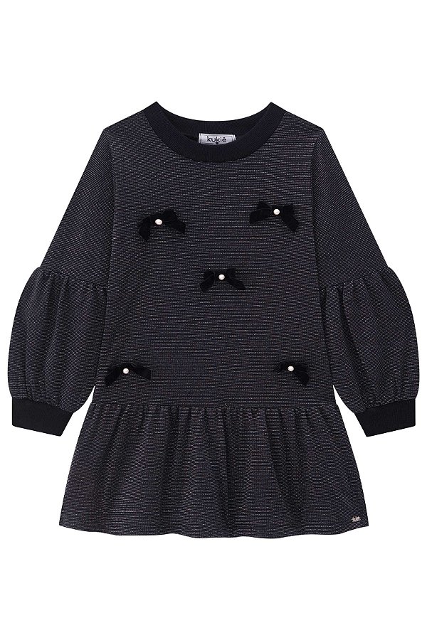 Vestido em Moletinho Brilho Kukiê