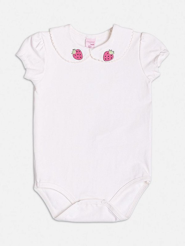 Body com Golinha e Patch de Morango