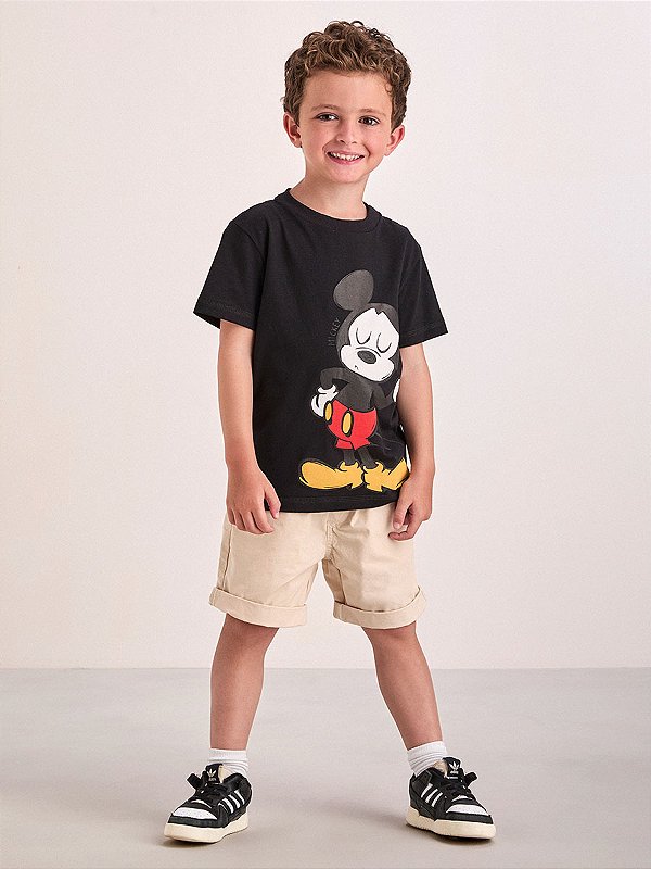 Camiseta do Mickey e Pato Donald