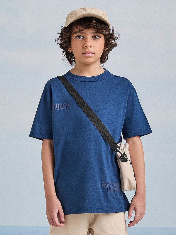 Camiseta Marinho Skate Forever