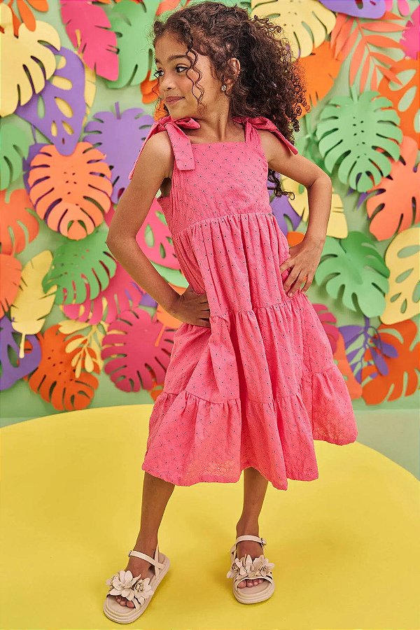 Vestido em Laise Verano Infanti