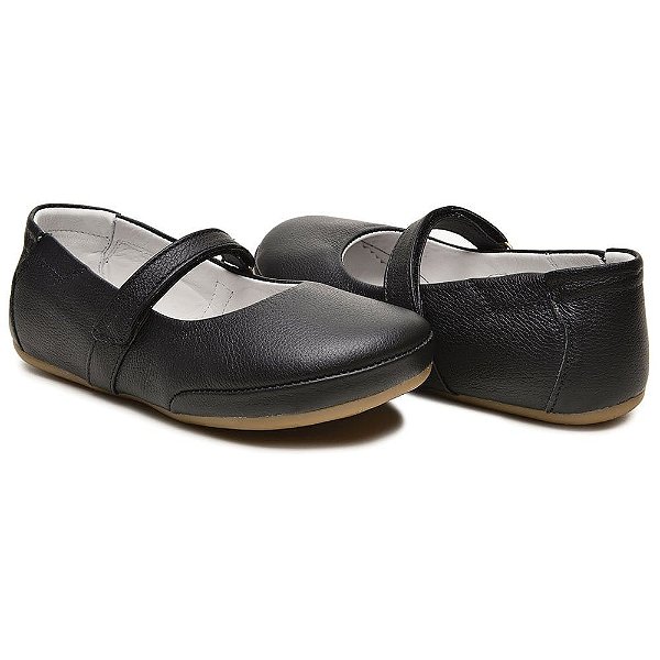 Sapatilha Feminina Infantil Preta Boneca Gambo
