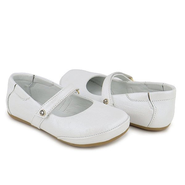 Sapatilha Infantil Branco Glitter Boneca Gambo
