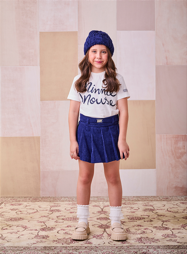 Blusa da Minnie Mouse com Strass anime