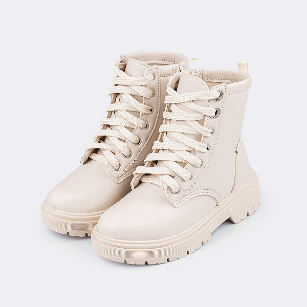 Bota Coturno Infantil Feminina Duda Nude
