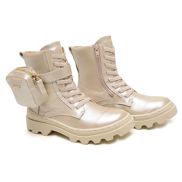 Bota Infantil Feminino Bege Moonshine